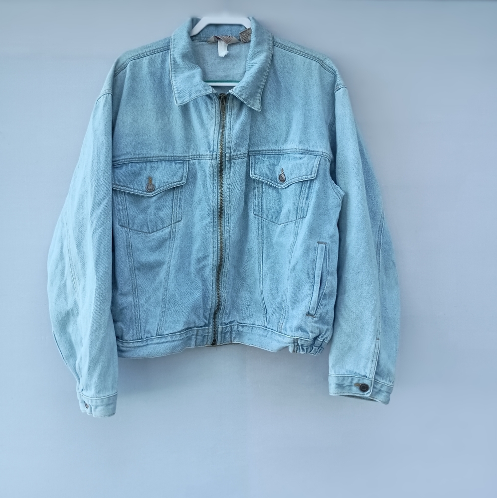 Duke blue denim jean jacket size L